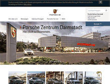 Tablet Screenshot of porsche-darmstadt.de